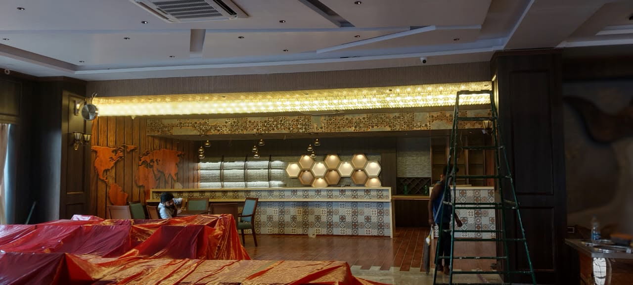 Contemporary bedroom with clean lines and soft textures